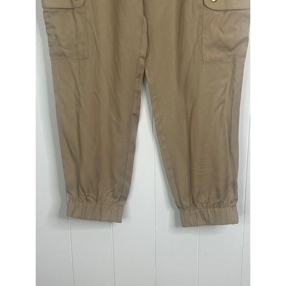 NWT Banana Republic Factory Store Tan Elastic Waist Jogger Size Large - Picture 3 of 7
